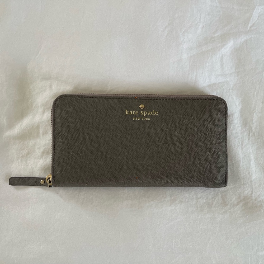 Kate Spade Morgan Saffiano Leather Zip Around Continental Wallet